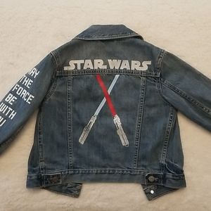 GAP - BOYS STAR WARS JEAN JACKET - SIZE 5 YEARS